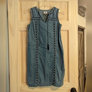 100% cotton sleeveless dress